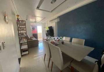 Apartamento com 3 dormitórios à venda, 88 m² por r$ 480.000,00 - pechincha - rio de janeiro/rj