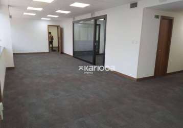 Sala para alugar, 340 m² por r$ 32.000,00/mês - barra da tijuca - rio de janeiro/rj