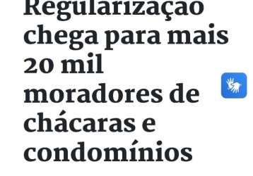 Vendo mini chácara de 2600m² no lago norte