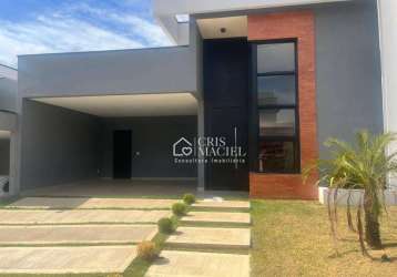 Casa com 3 dormitórios à venda, 188 m² por r$ 1.595.000,00 - residência milano  - indaiatuba/sp