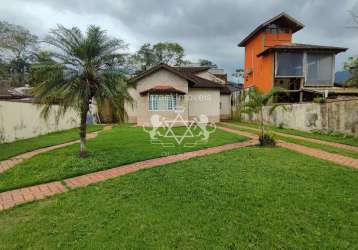 Casa a venda no condomínio mar verde, praia da mococa em caraguatatuba - terreno de 420m²