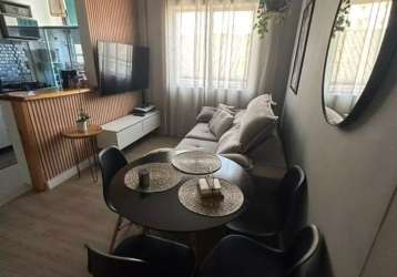 Apartamento reformado 2 dorm. no boqueirão- praia grande - sp