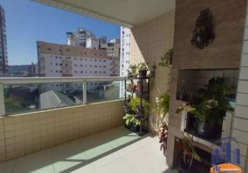 Apartamento com lazer 2 dorm. na guilhermina - praia grande - sp