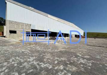 Galpão industrial locação - 8.660 m² - extrema - mg