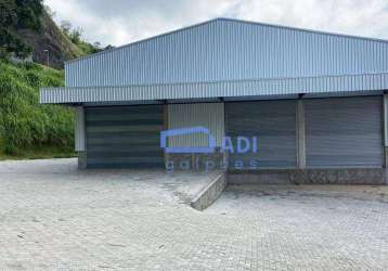 Galpão industrial logístico para locação - 1.414 m² - salvaterra - juiz de fora - mg