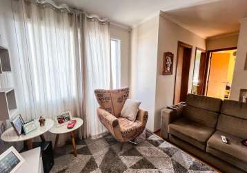 Apartamento semimobiliado no santa lúcia