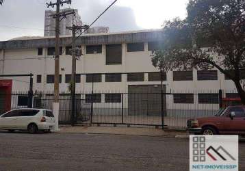 Galpão comercial (2.720m²). excelente localização na lapa