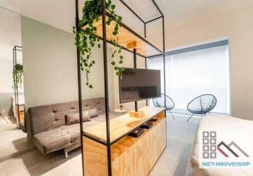 Loft 1 dormitório (42m²), 1 suite, terraço. a 280 metros da estação anhangabaú do metrô