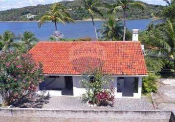 Casa grande e mobiliada pé na areia em barra de catuama