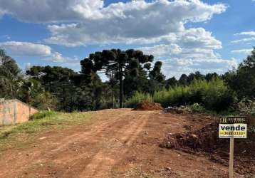 Terreno para venda em guarapuava, santana