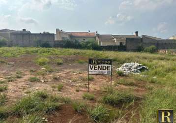 Terreno para venda em guarapuava, bonsucesso