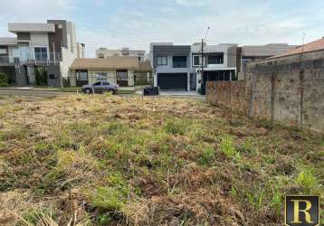 Terreno para venda em guarapuava, alto da xv