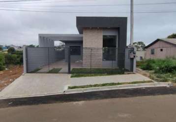 Casa para venda em guarapuava, morro alto, 3 dormitórios, 1 suíte, 2 vagas