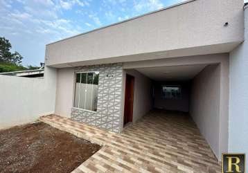 Casa para venda em guarapuava, boqueirão, 3 dormitórios, 1 suíte, 2 banheiros, 2 vagas