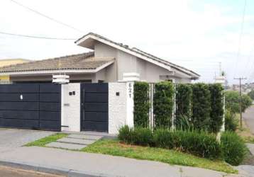 Casa para venda em guarapuava, vila carli, 3 dormitórios, 1 suíte, 2 banheiros, 2 vagas