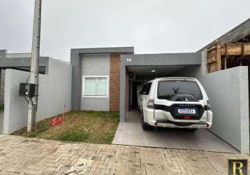 Casa para venda em guarapuava, boqueirão, 2 dormitórios, 1 suíte, 2 banheiros, 1 vaga