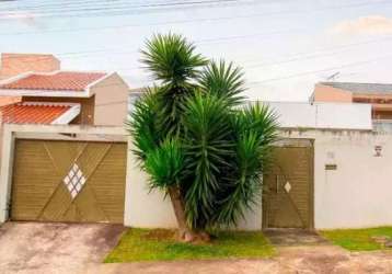 Casa para venda em guarapuava, santa cruz, 4 dormitórios, 1 suíte, 2 vagas