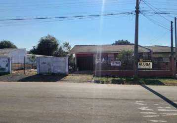 Casa para venda em guarapuava, bonsucesso, 3 dormitórios, 1 banheiro, 1 vaga