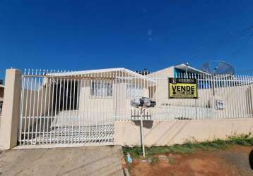 Casa para venda em guarapuava, primavera, 2 dormitórios, 1 banheiro, 1 vaga