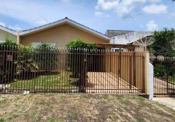 Casa para venda em guarapuava, boqueirão, 3 dormitórios, 1 banheiro, 2 vagas