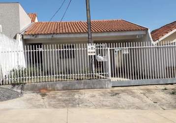 Casa para venda em guarapuava, boqueirão, 3 dormitórios, 1 suíte, 1 banheiro, 1 vaga