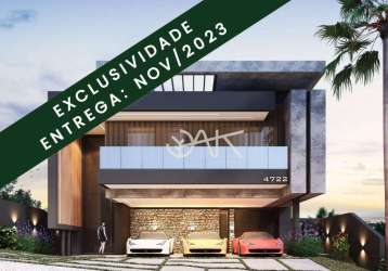 Casa com 5 dormitórios à venda, 800 m² por r$ 7.400.000,00 - condomínio residencial alphaville i - são josé dos campos/sp