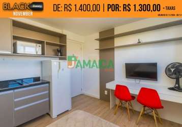 Apartamento para locação no rebouças | black november | de: r$ 1.400,00 | por: r$ 1.300,00 - 4534