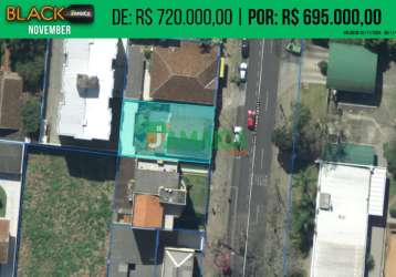 Terreno à venda no cristo rei com 264 m² | black november | de: r$ 720.000,00 | por: r$ 695.000,00 - 5134