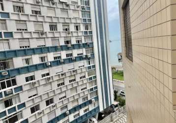 Apartamento com 1 quarto à venda na avenida bartolomeu de gusmão, 163, ponta da praia, santos por r$ 220.000