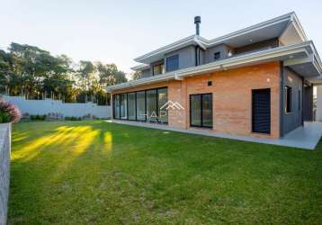 Casa em condomínio fechado com 4 quartos à venda na rua joão volpe, --, butiatuvinha, curitiba por r$ 3.900.000