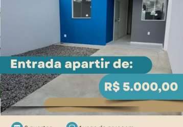 Casa com dois quartos nas malvinas - portal dos bosques