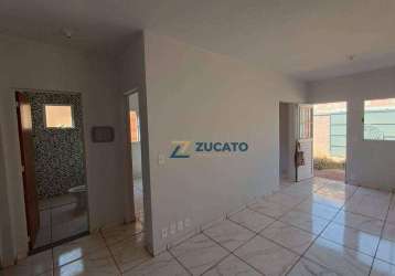 Casa com 2 dormitórios para alugar, 48 m² por r$ 807,38/mês - marajó 3 - uberaba/mg