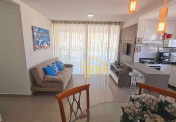 Apartamento com 3 dormitórios à venda, 85 m² por r$ 900.000,00 - pitangueiras - guarujá/sp