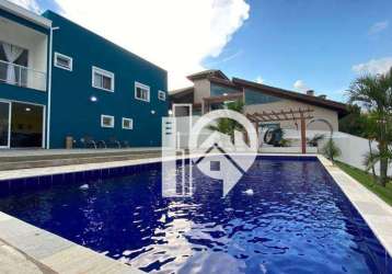 Casa com 5 dormitórios à venda, 600 m² - condomínio lago dourado - jacareí/guararema -sp