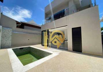 Casa com 3 dormitórios à venda, excelente casa novíssima -280 m² - urbanova - sj dos campos/sp