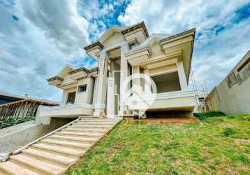 Linda casa em construção à venda com 4 suítes  - condomínio reserva do paratehy - são josé dos campos/sp