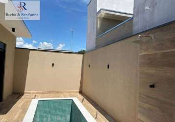 Casa com 2 dormitórios à venda, 134 m² por r$ 954.000,00 - loteamento park gran reserve - indaiatuba/sp