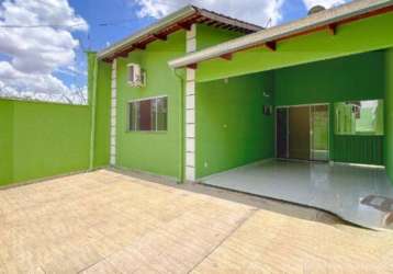 Casa para venda em aparecida de goiânia, jardim nova era, 3 dormitórios, 1 suíte, 2 banheiros, 4 vagas