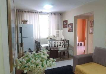 Apartamento com 2 dormitórios à venda, 65 m² por r$ 275.000,00 - fonseca - niterói/rj