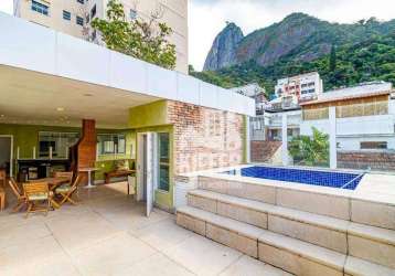 Casa com 4 quartos à venda, 595 m² por r$ 3.750.000 - humaitá - rio de janeiro/rj