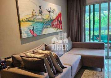 Apartamento com 3 dormitórios à venda, 120 m² por r$ 1.250.000,00 - são francisco - niterói/rj