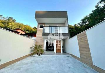 Casa com 3 dormitórios à venda, 124 m² por r$ 560.000,00 - pendotiba - niterói/rj