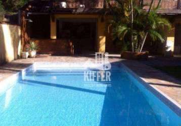 Casa com 4 dormitórios à venda, 698 m² por r$ 900.000,00 - maceió - niterói/rj