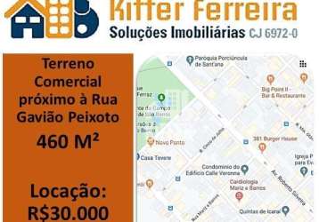 Terreno para alugar, 461 m² por r$ 38.250,00/mês - icaraí - niterói/rj