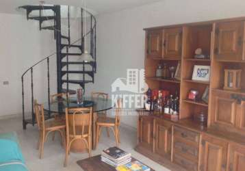 Cobertura com 3 quartos à venda, 130 m² por r$ 750.000 - são domingos - niterói/rj