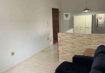 Apartamento com 1 dormitório à venda, 43 m² por r$ 330.000,00 - boqueirão - santos/sp