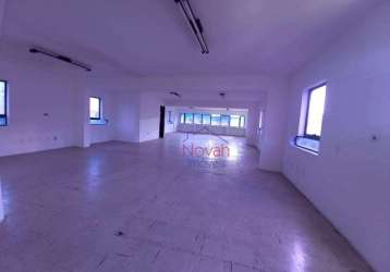 Sala comercial para locação, 130 m² por r$ 4.500/mês - vila mathias - santos/sp