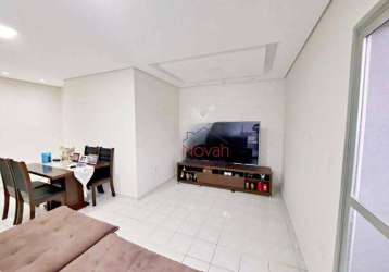 Apartamento com 2 dormitórios à venda, 95 m² por r$ 641.000,00 - pompéia - santos/sp