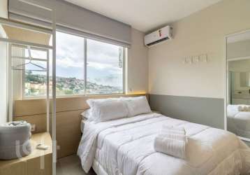 Apartamento com 1 quarto à venda na rua fernando machado, 261, centro, florianópolis, 23 m2 por r$ 390.000