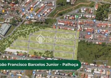 Terreno à venda na rua joão francisco barcelos júnior, 100, bela vista, palhoça, 200 m2 por r$ 160.000